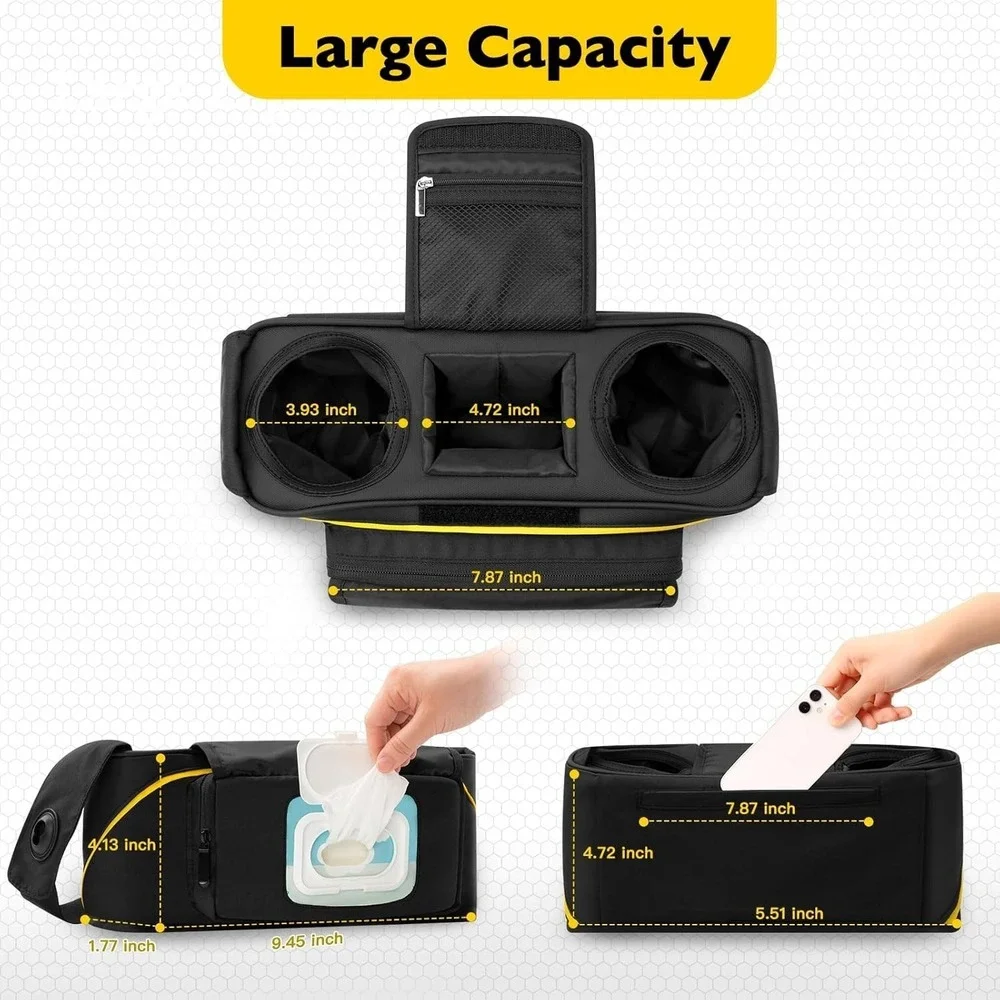 Upperkids Essentials Bag Compatible with‎ Doona Infant Car Seat Stroller (NEW)